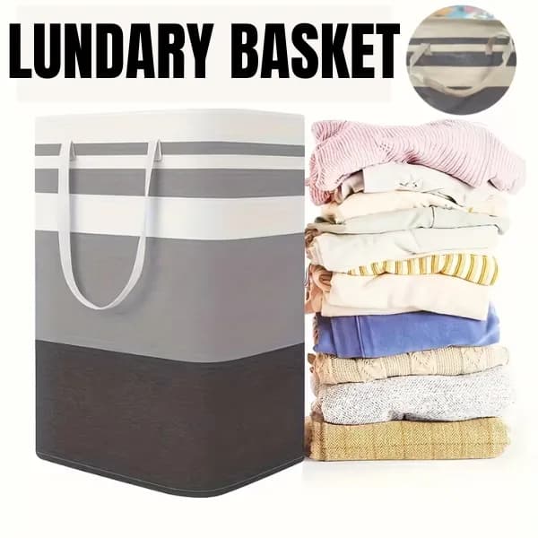 75L Polyester Laundry Basket for Home Organization