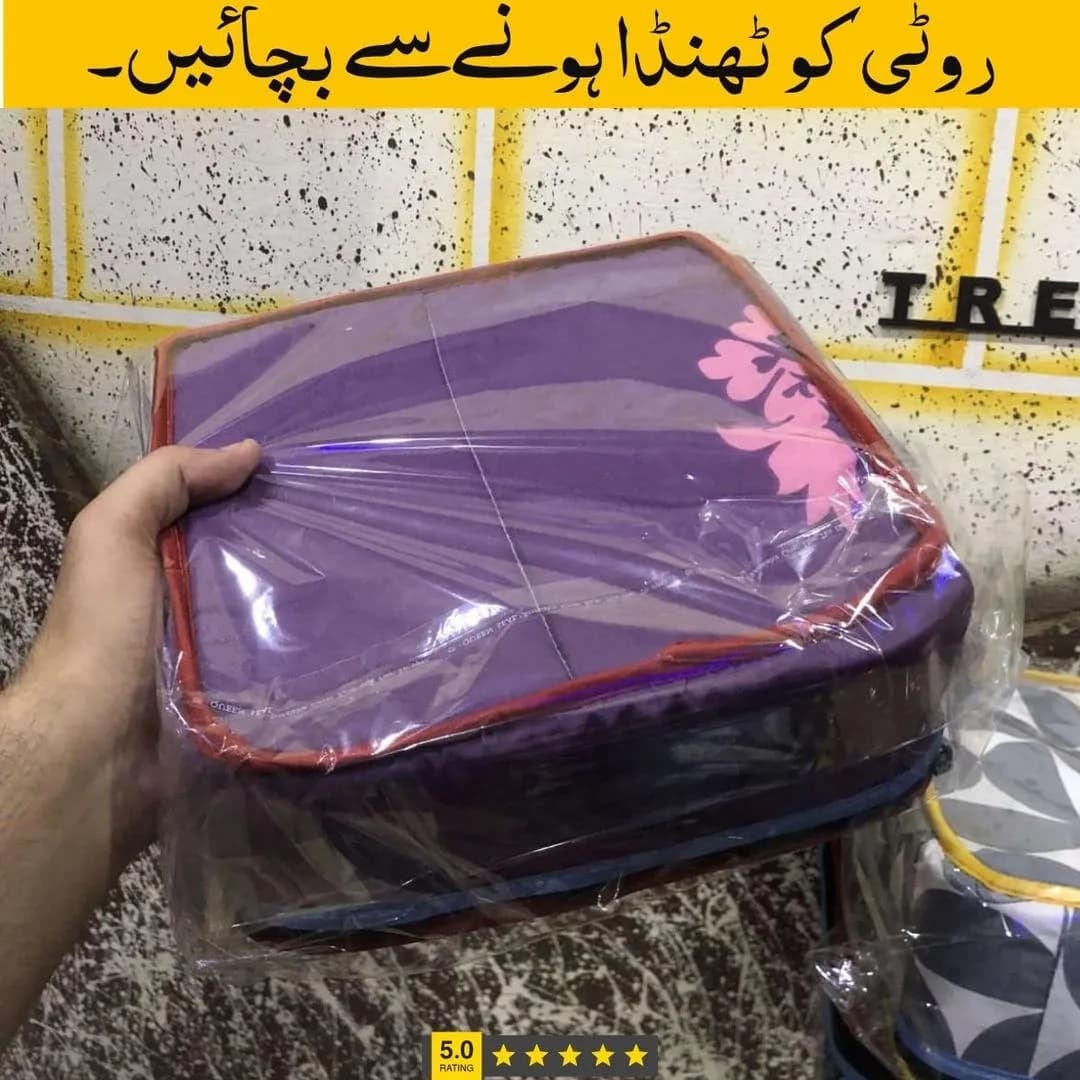 Portable Zipper Hotpot for Roti & Meals Warm Insulated