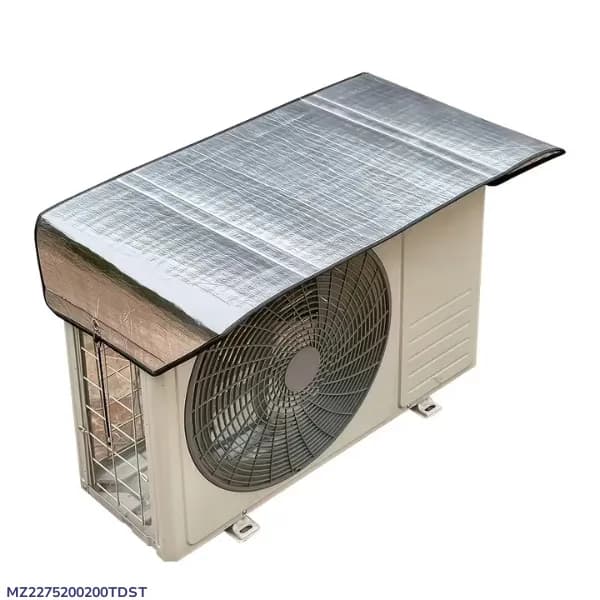 Silver Waterproof AC Cover 37x17 Inch Dust Protectant