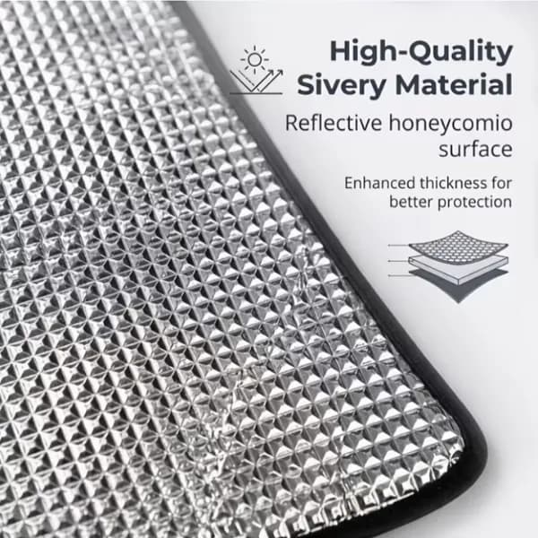 Outdoor Waterproof AC Cover Silver 37x17 Inch