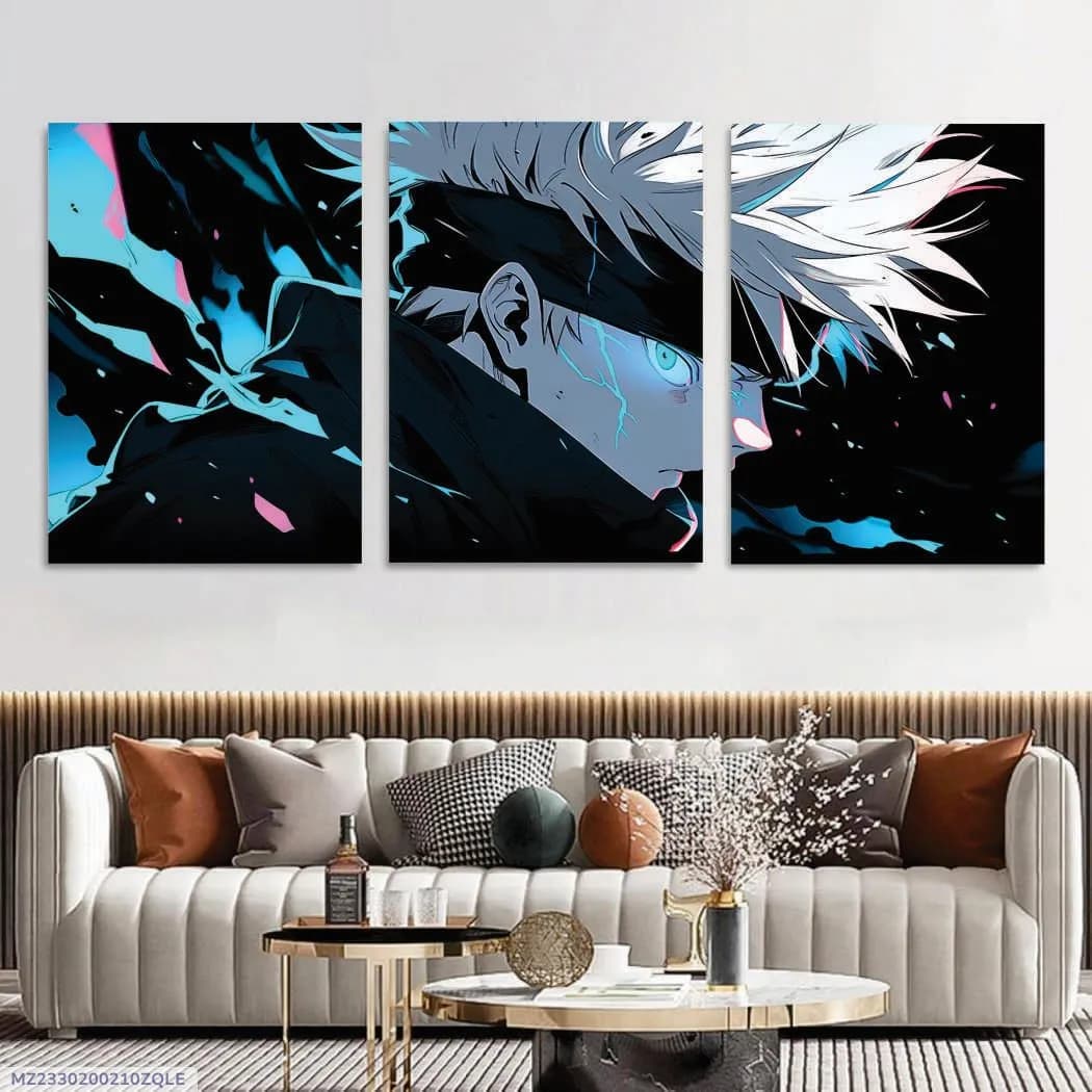 Avengers Wall Art Set 3 Pcs Multicolor 8x11 MDF