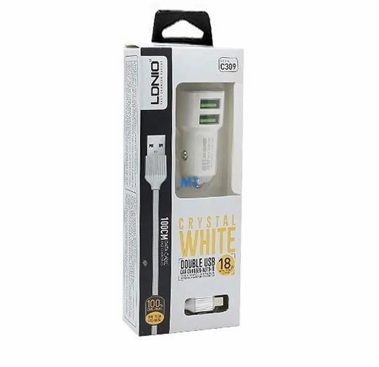 Lino Dual Car Charger Type-C 18W