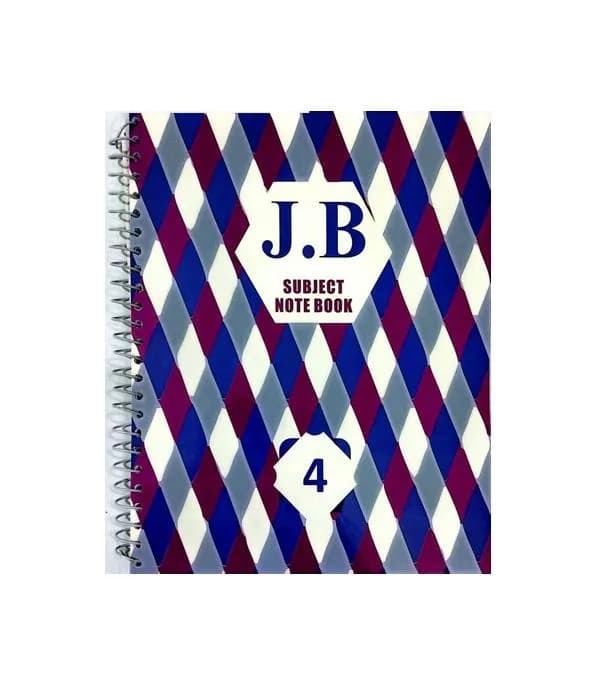 4-Subject Notebook for Students Office Use