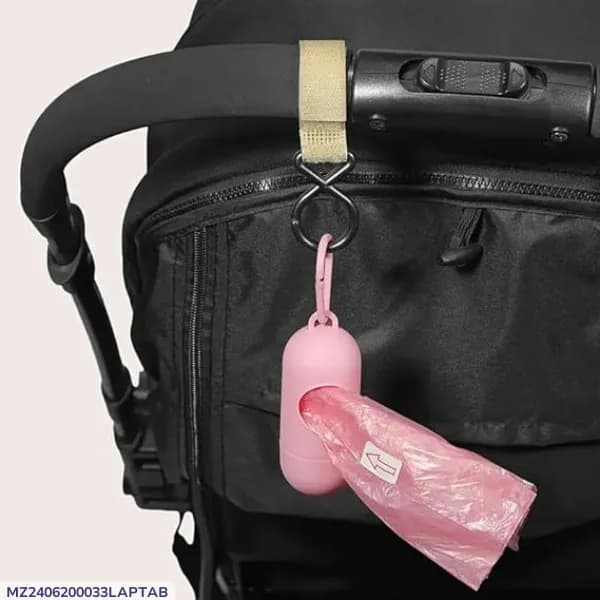 Eco-Friendly Pink Baby Diaper Bag with Dispenser