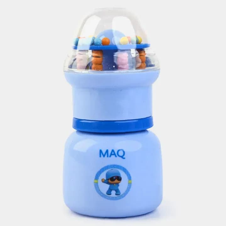 Blue BPA Plastic Baby Feeder 2 Month Adjustable