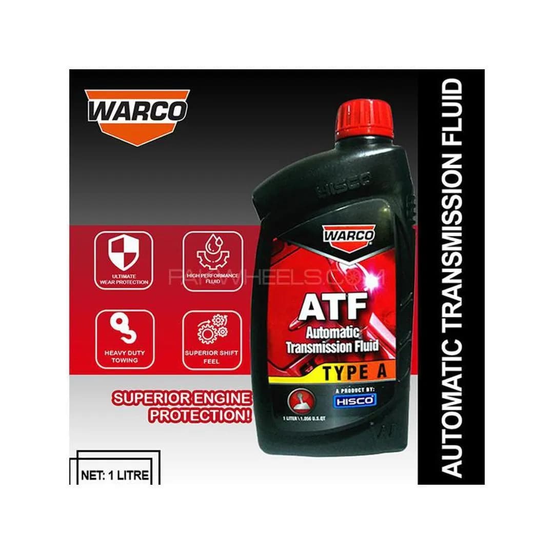 Warco ATF Type A Liquid Brake Fluid 1 Litre Red