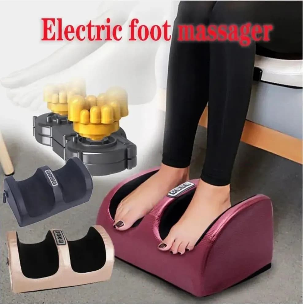 Electric Foot Massager Mini Black ABS 200mAh