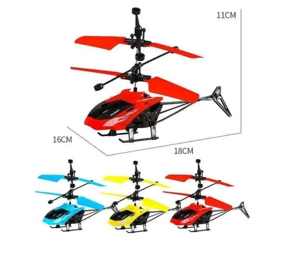 Kids Helicopter Toy 11cm Multicolor Plastic