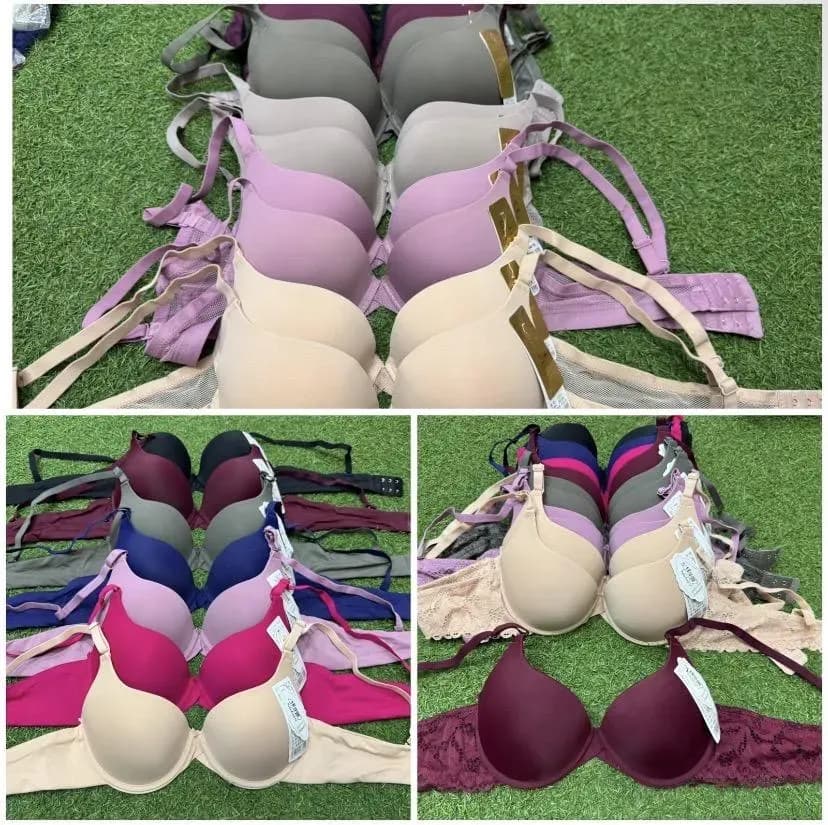 Women's Cotton Non-Padded Bra Set Multi Color Export Quality