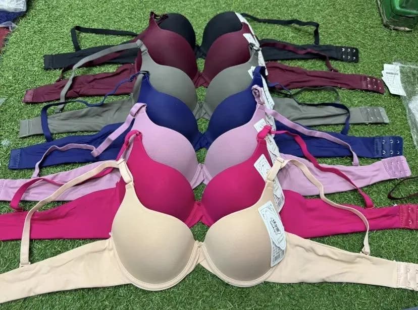 Women's Cotton Non-Padded Bra Set Multi Color Export Quality