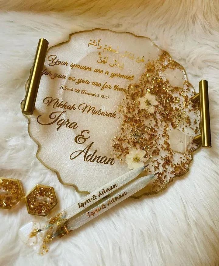 Wedding Frame with Heart Design for Baby Tally 2025