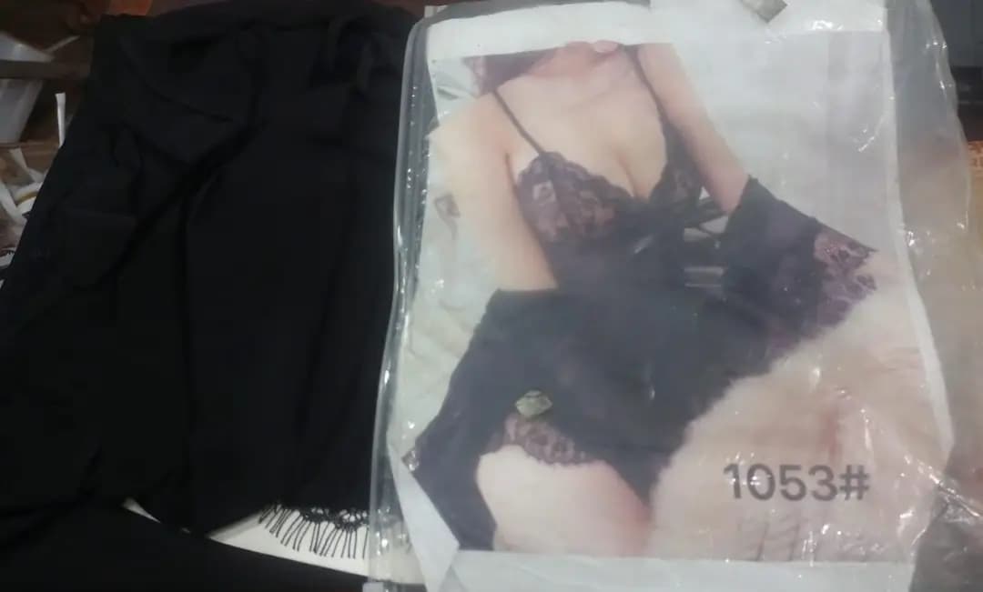 3 Pcs Women's Stitched Soft Net Lace-Work Night Suit / Bridal Nighty (Gown Inner Panty)