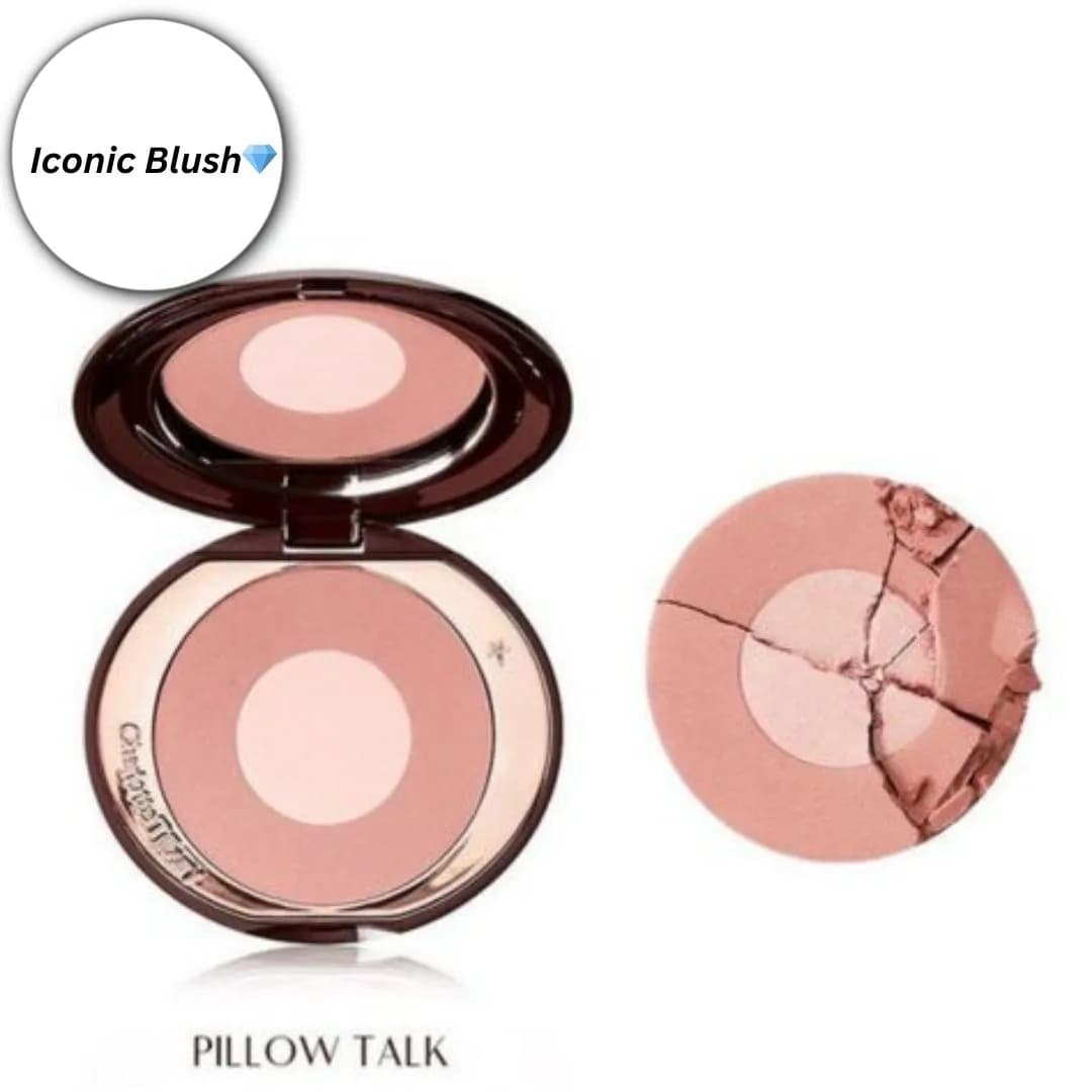 Glow Blush – Dual Tone Powder Cheek Color (Pillow Talk Inspired)