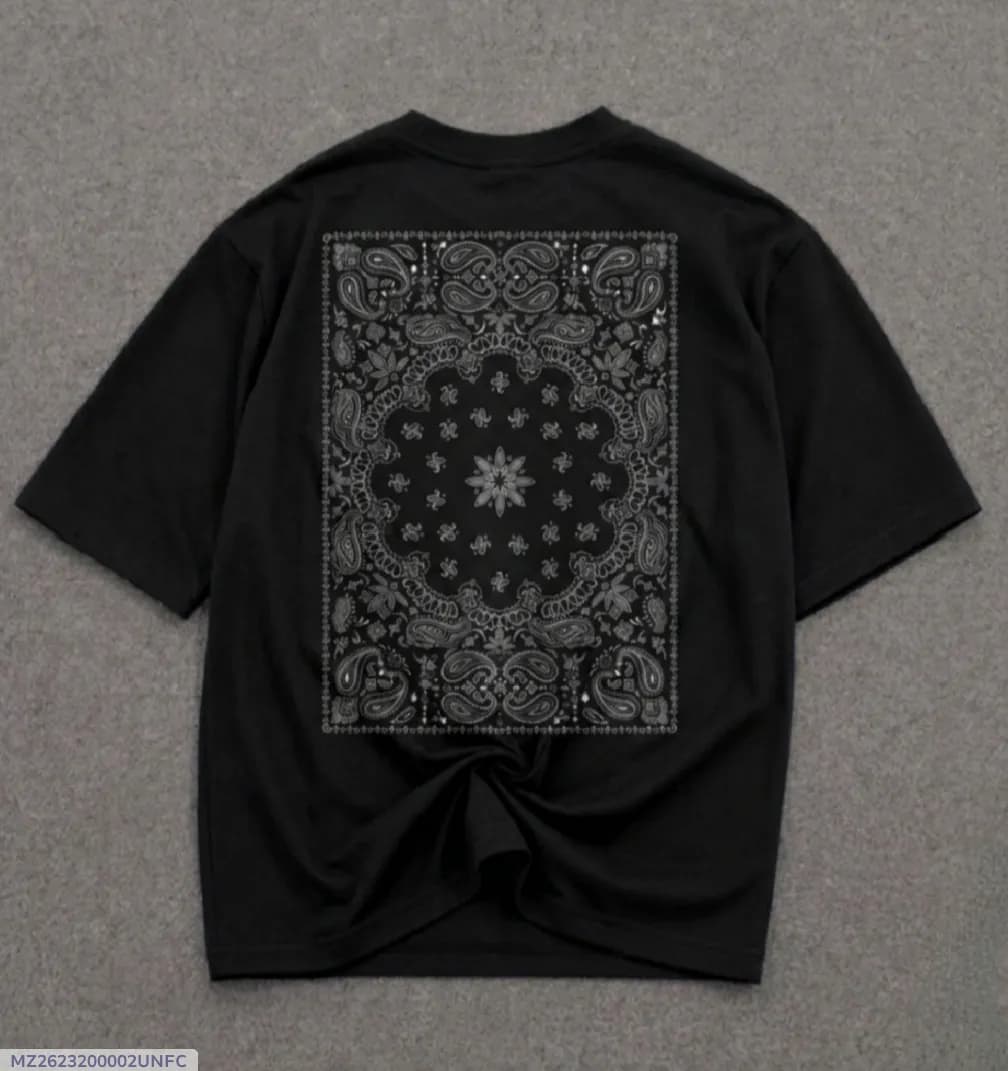 Men's Premium Drop Shoulder Printed T-Shirt