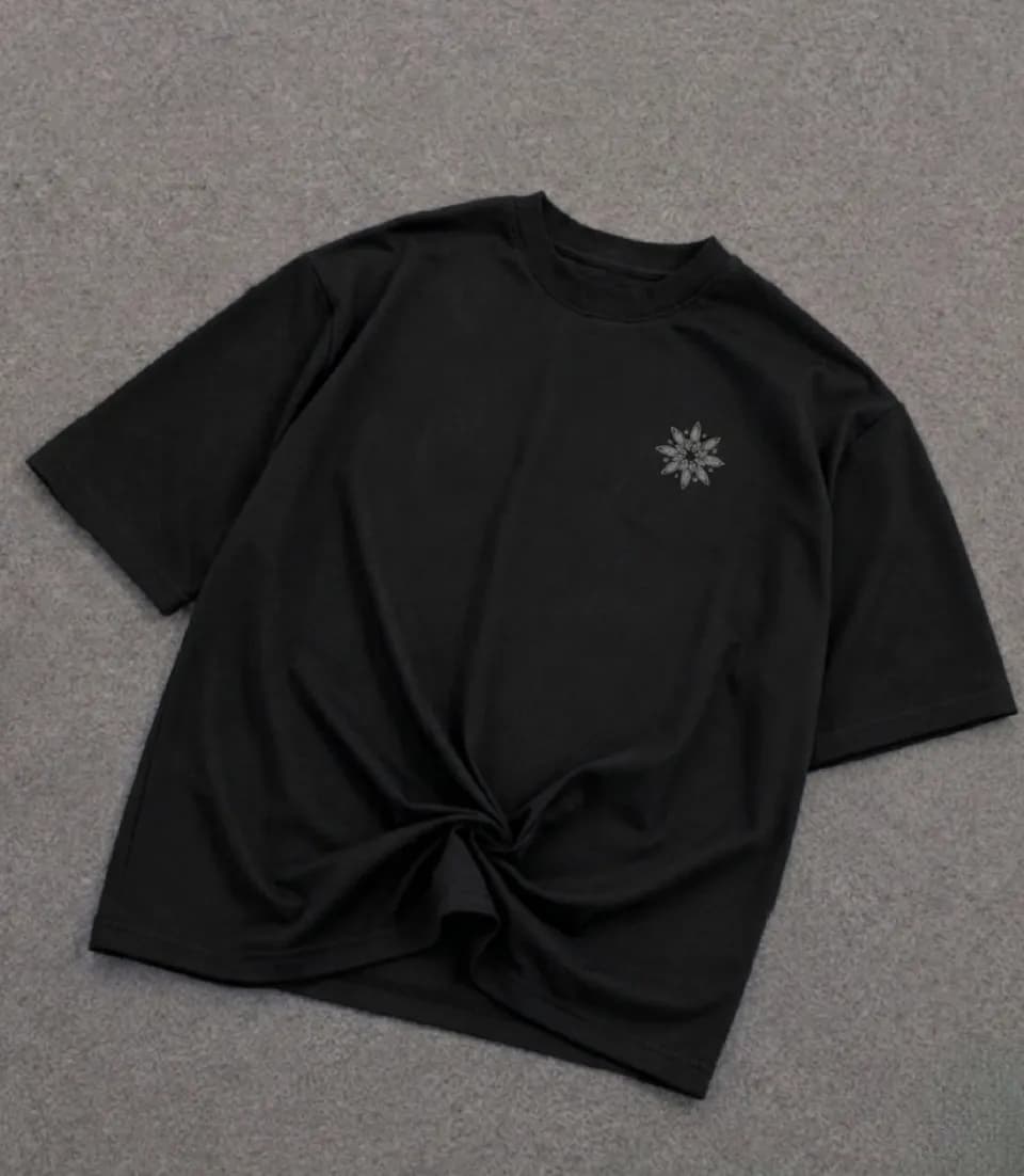 Men's Premium Drop Shoulder Printed T-Shirt