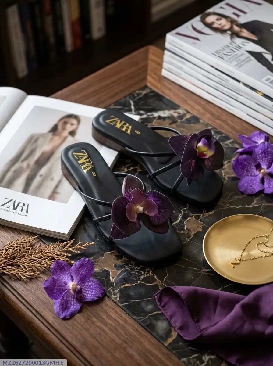 Zara Flower Slipper For Girl&Women