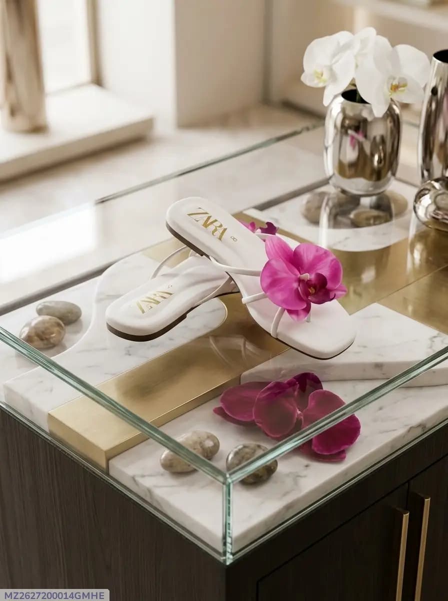Women's Synthetic Leather Fancy Slippers