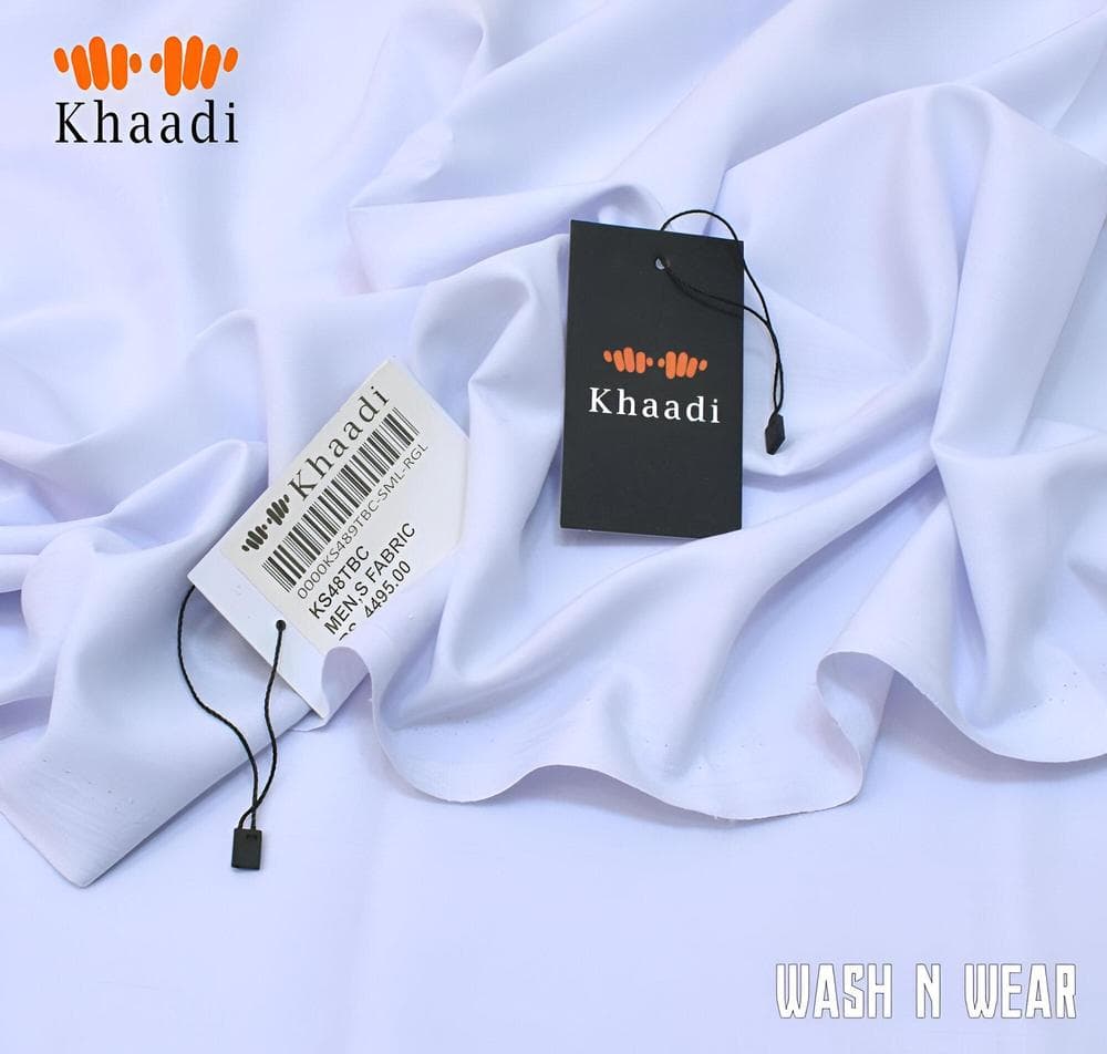Wash & Wear Plain Suit Fabric 4M