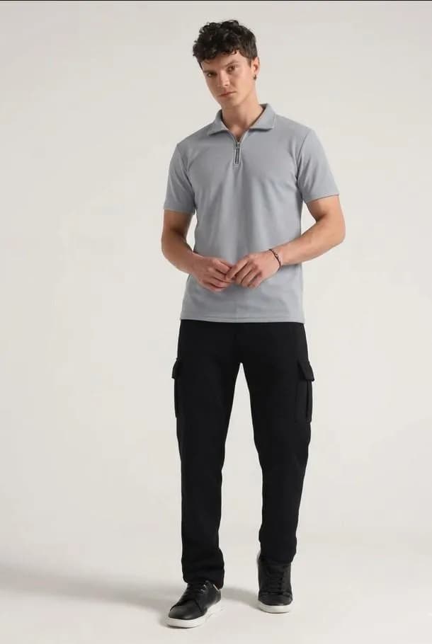 Men's Dri Fit Track Suit Grey 2Pcs Medium to XL