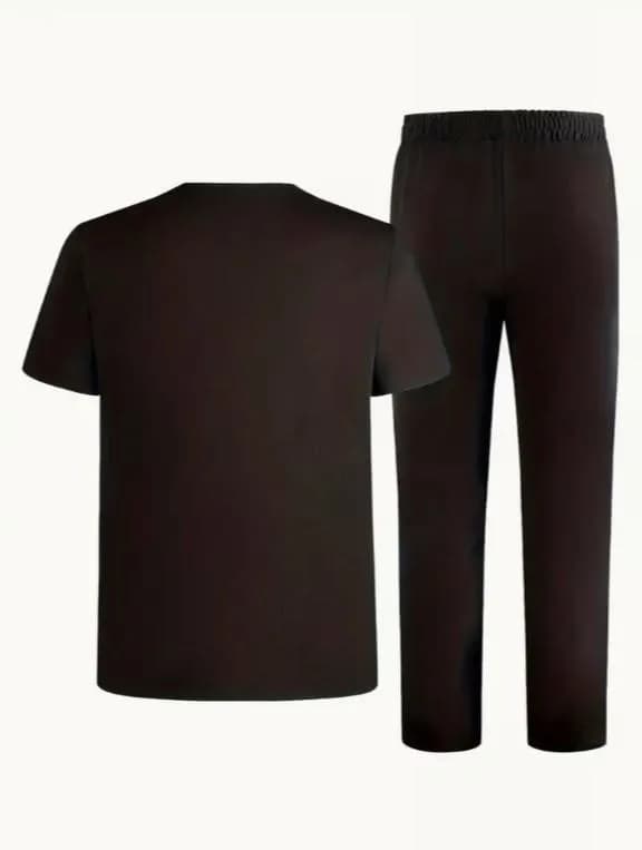 Men Black Ferrari Printed Track Suit 2Pcs Medium to XL
