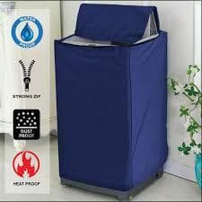 Blue Waterproof Washing Machine Cover for Dust & Sun Protection