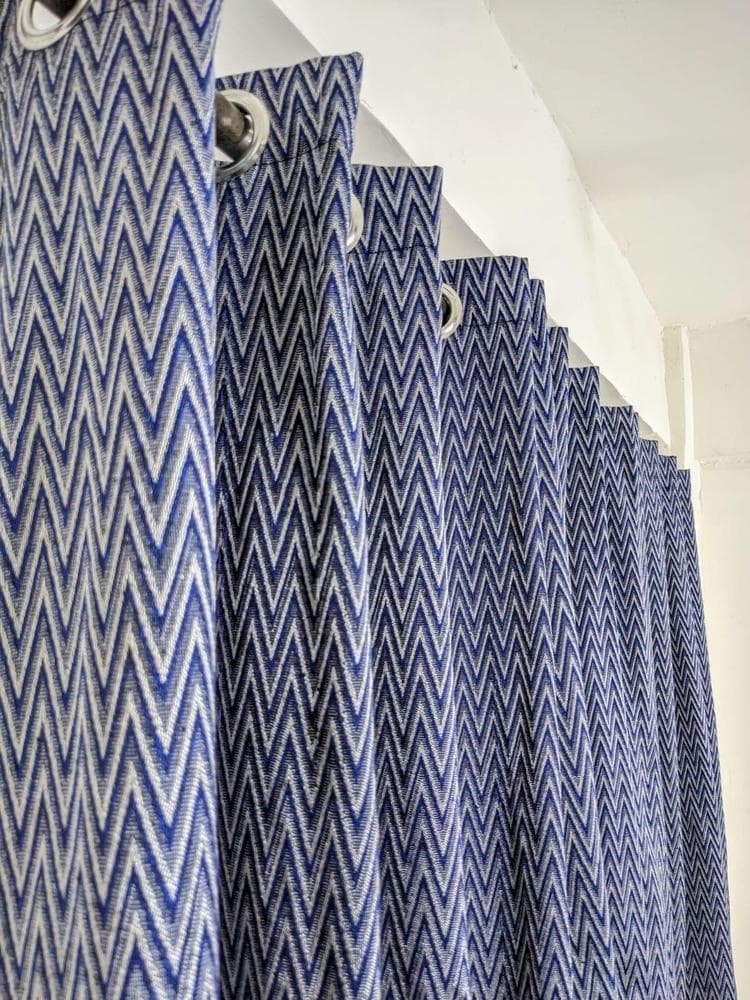 Modern Printed Curtain 55x92 Inch Washable Grommet