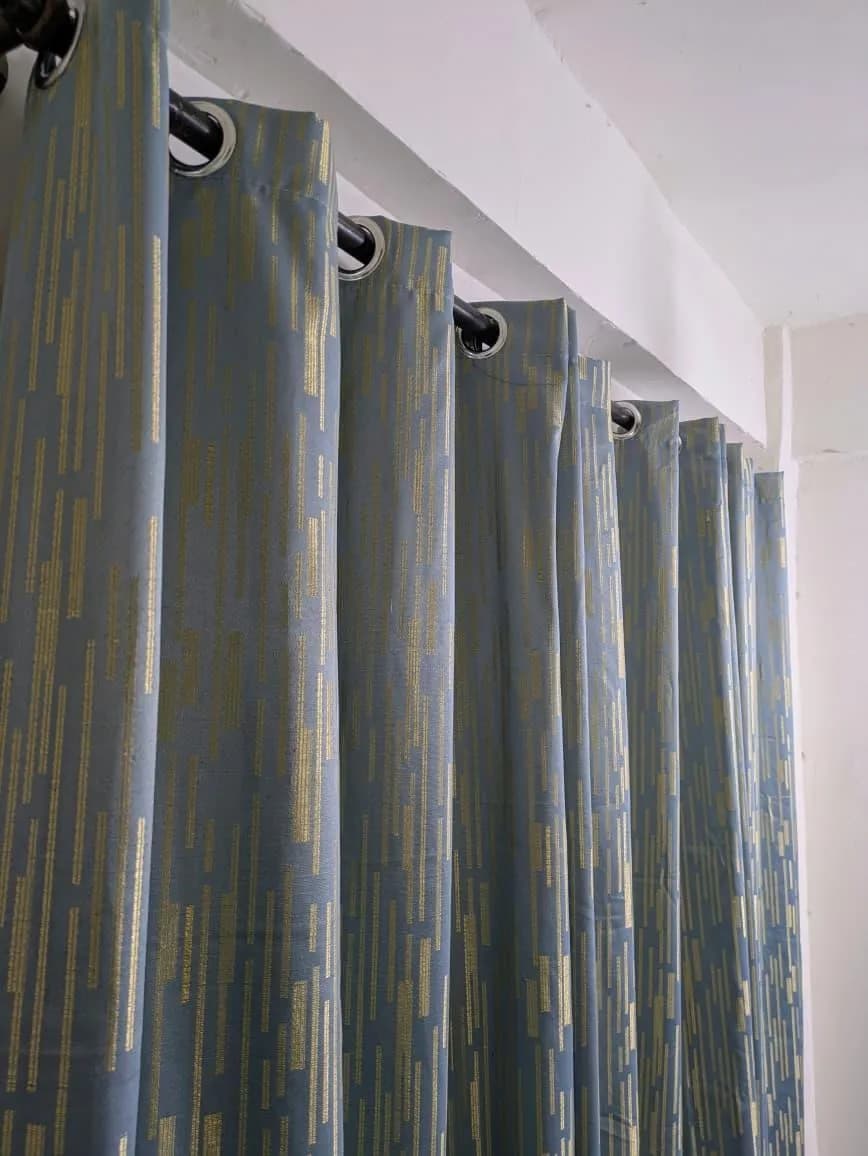 Multicolor Jacquard Curtains for Home Decor