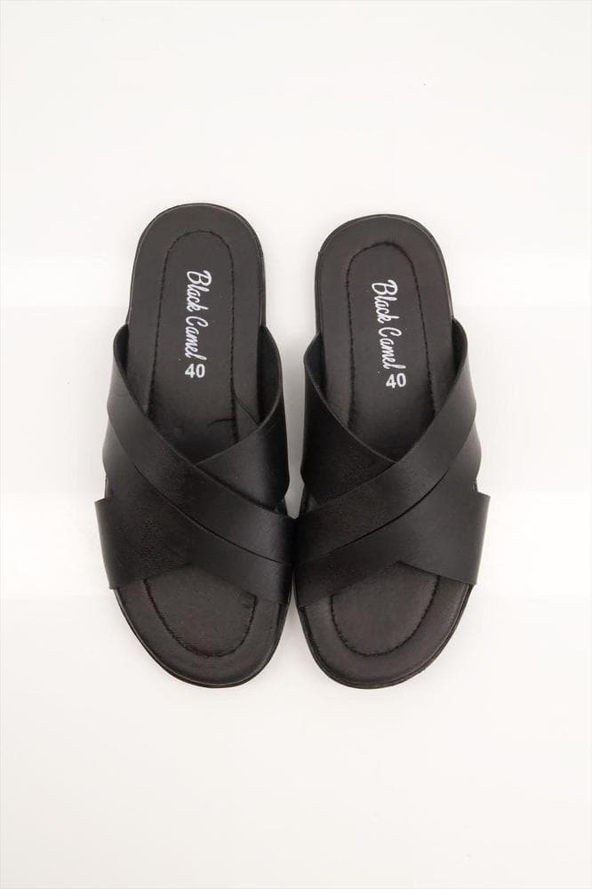 Black Camel Slip-Resistant Comfortable Slippers