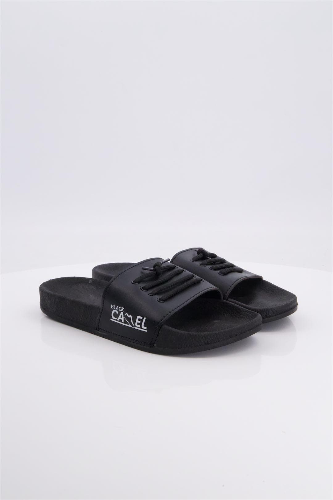Black-Camel-Ribbon-Slides Casual Office Wear