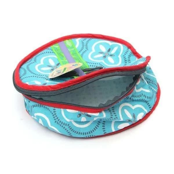 Zipper Roti Cover Set of 3 Cotton Printed Multicolor
