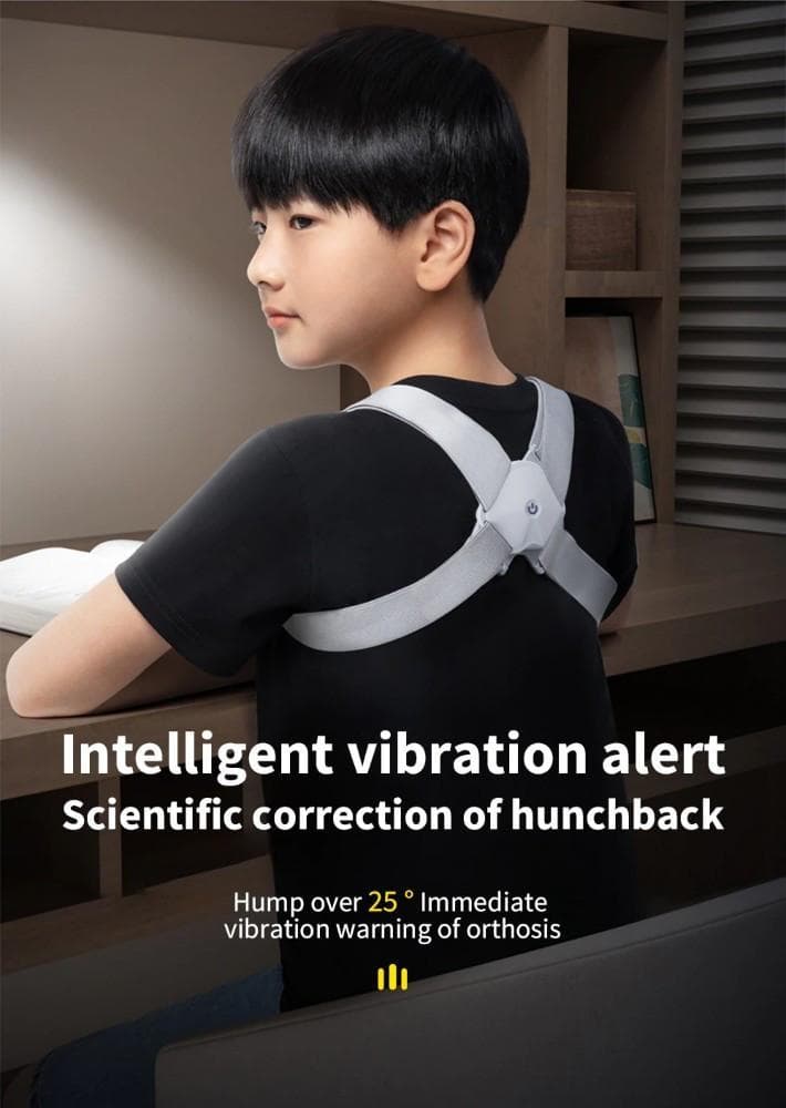 Smart Posture Corrector for Kids with Vibration Alert & USB Charging