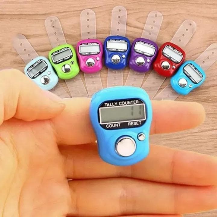 Digital Attendance Tally Counter Compact Multicolor Plastic
