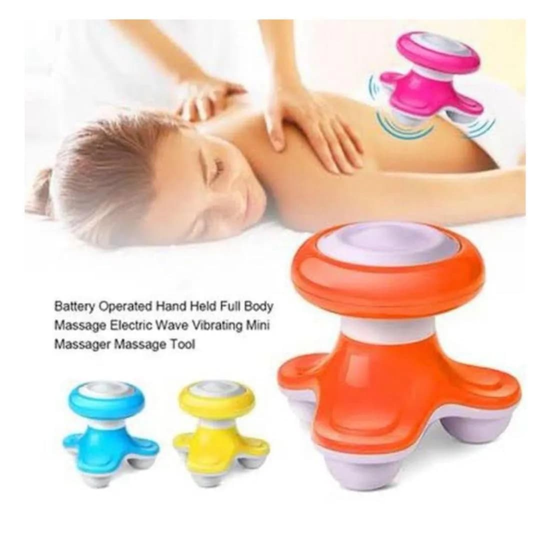 Apple Electric Massager Pink Portable for Muscle Pain Relief
