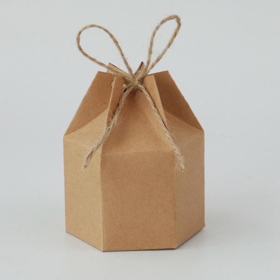 Brown Kraft Paper Gift Bags 15 Pcs for Birthday Party Decor