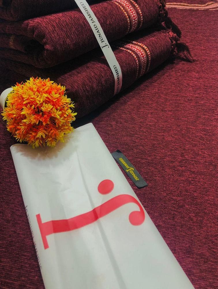 Maroon Velvet Shawl for Women Winter Party Wear