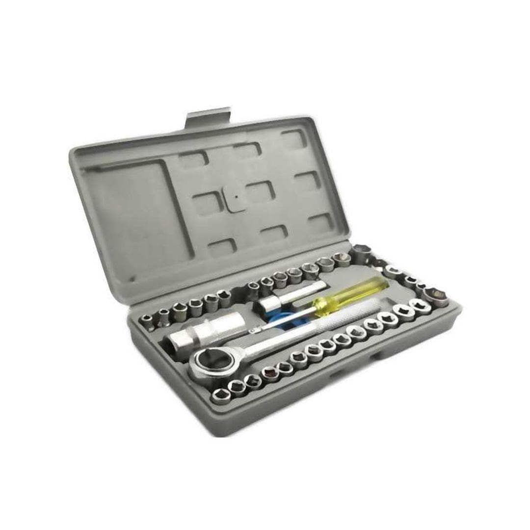 40 Pcs Aluminium Portable Tool Kit Set