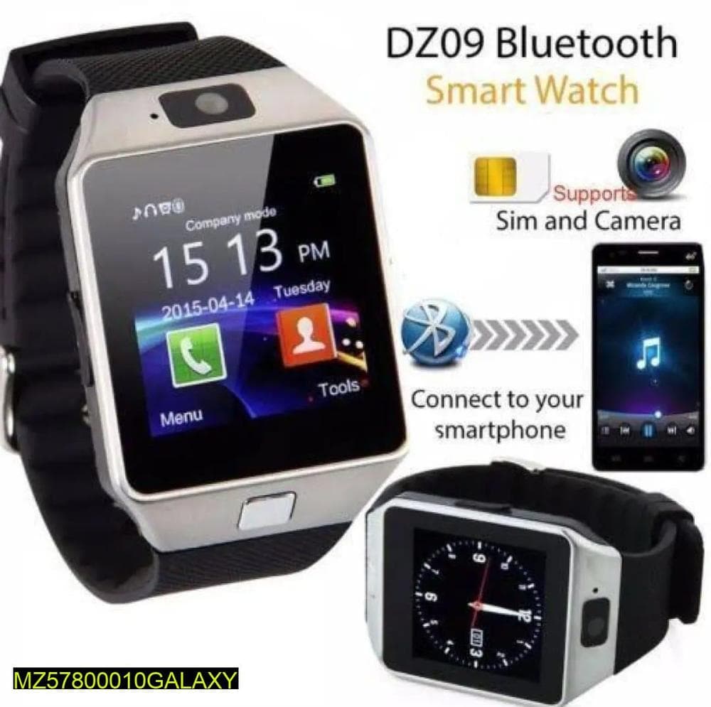 Bluetooth Smart Watch with Camera & SIM Card