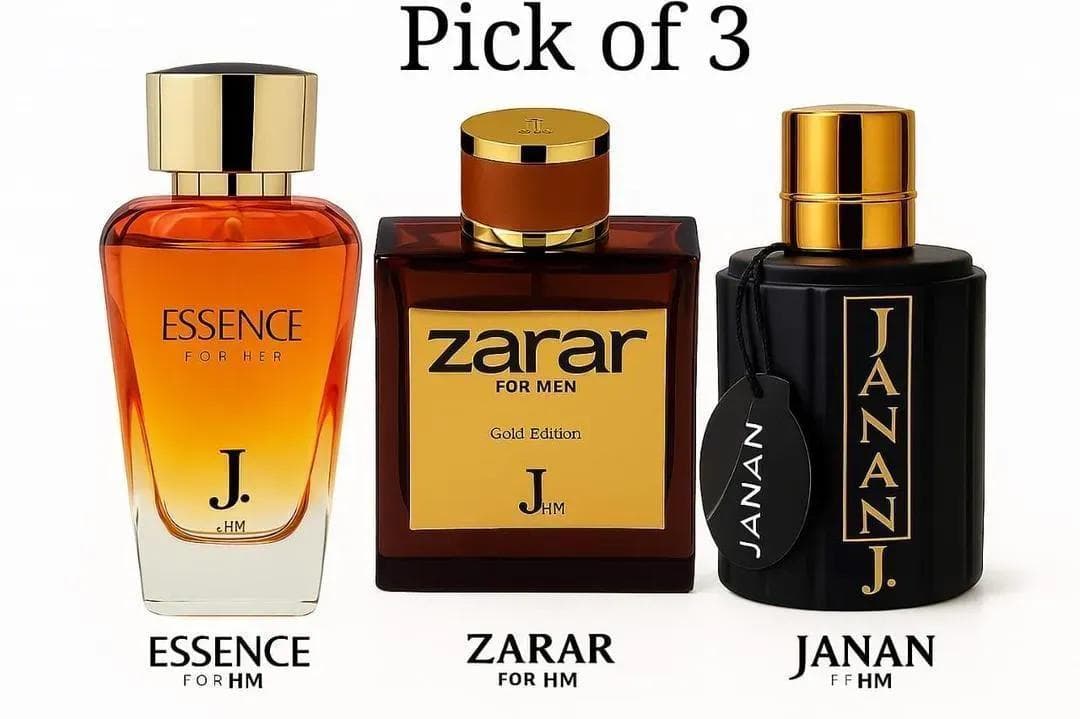 3-Piece Unisex Citrus Perfume Set 200ml Black