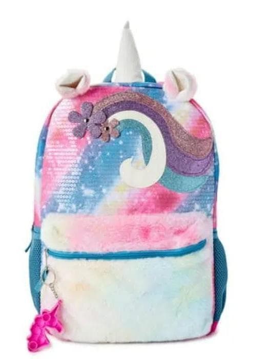 Unicorn Backpack for Kids with Plush Lining & Multiple Pockets