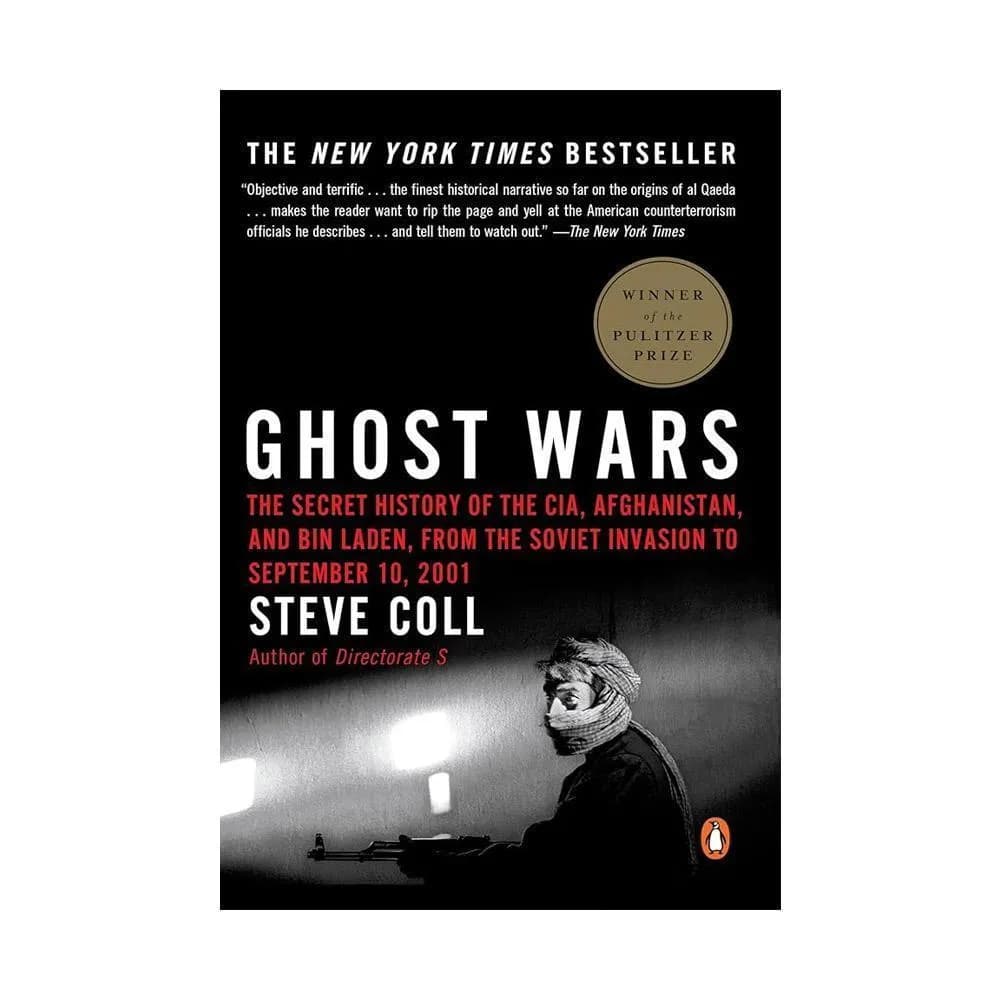 Ghost Wars CIA Afghanistan Bin Laden Book Hardback Multicolor A5