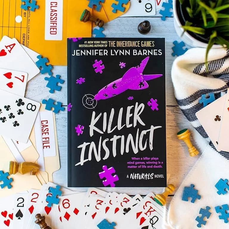 Killer Instinct Novel by Jennifer Lynn Barnes Hardcover Multicolor A5