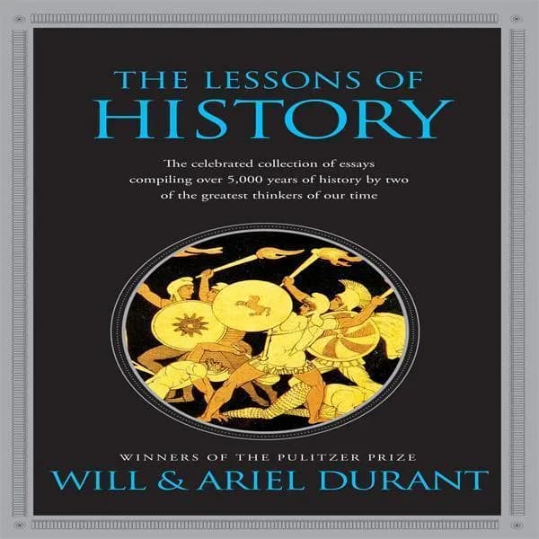 The Lessons of History by Will & Ariel Durant A5 Hardcover