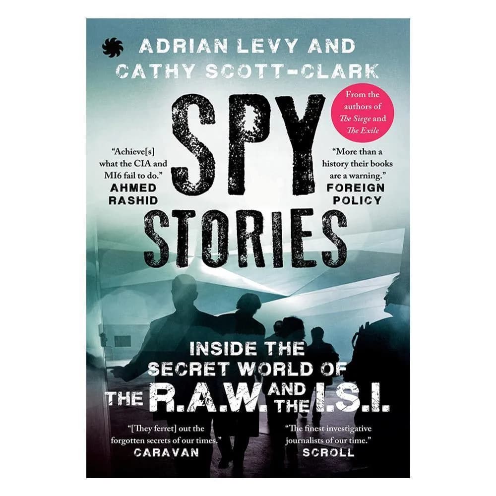 Spy Stories Book by Adrian Levy A5 Hardcover Multicolor