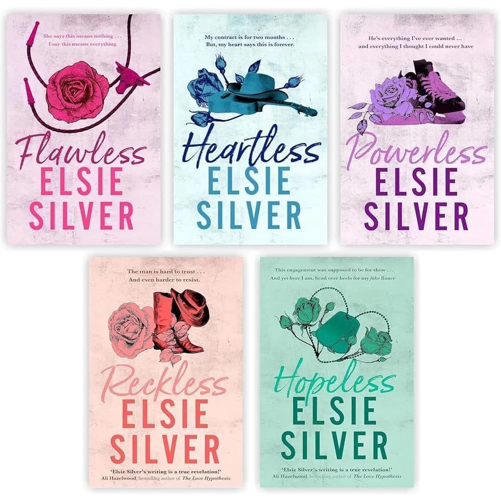 Elsie Silver 5-Book Set Multicolor A5 Romantic Fiction