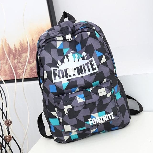 Premium Nylon School Bag with Fortnite Design