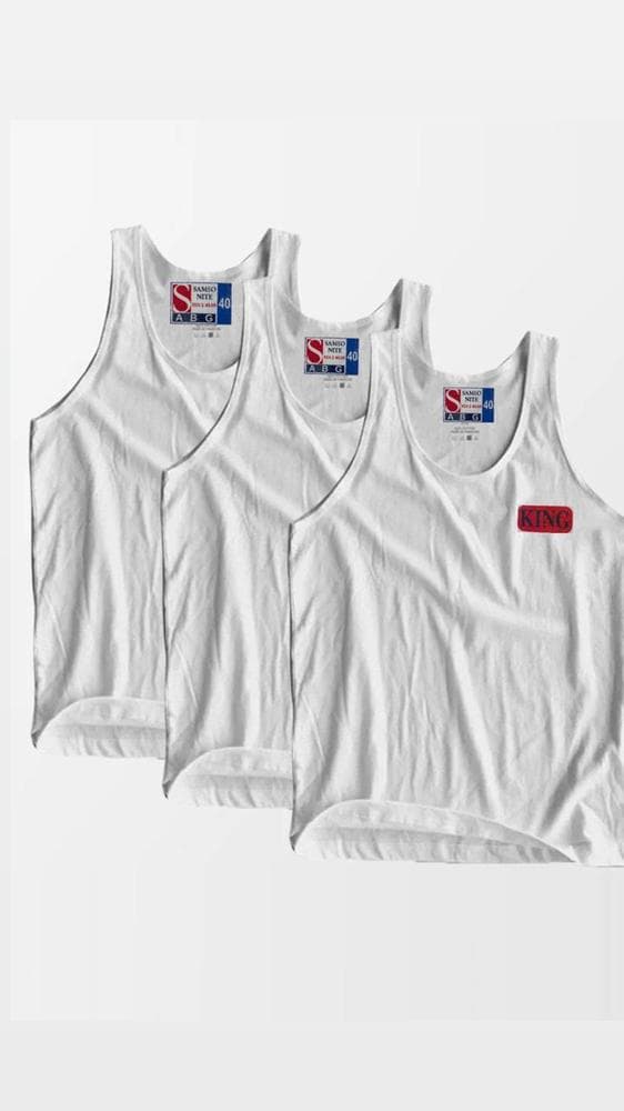 Men's Cotton Undershirt, Pack Of 3