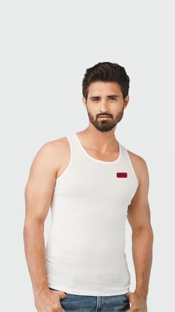 White Cotton Undershirt Large 44/X