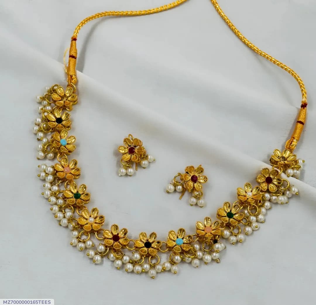 Gold Plated Artificial Set