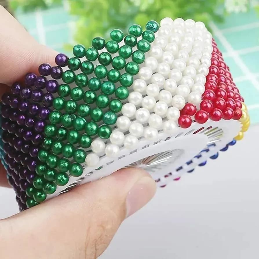 Metal Pearl Hijab Pins 120 Pcs Multicolor Ramadan Special