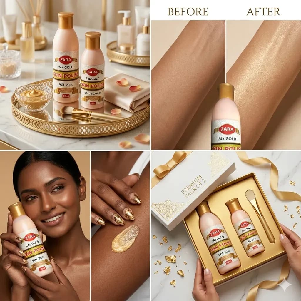 Skin Polisher & Activator Whitening Brightening Cream 2 Pack